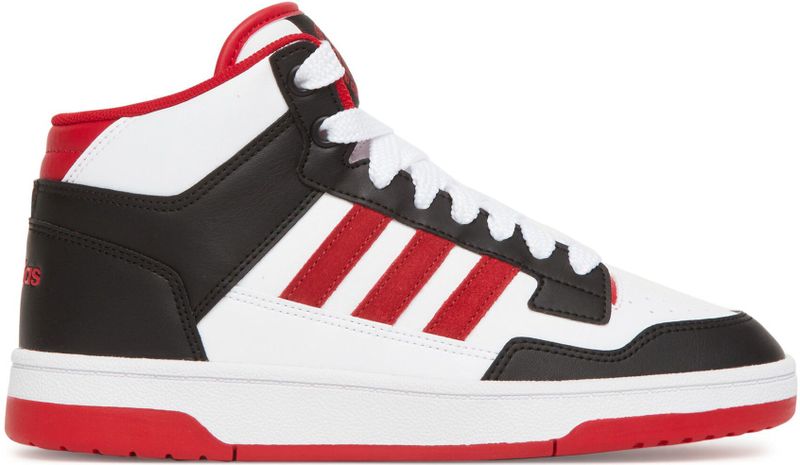 adidas - Rapid Court MID - Sneaker - Zwart - Core Black Team Power Rood 2 Ftwr Wit