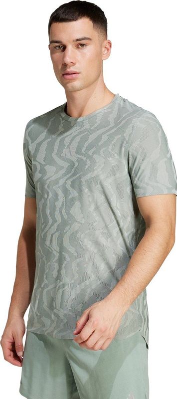 adidas Performance Ultimate Running Engineered CLIMACOOL+ T-shirt - Heren - Groen
