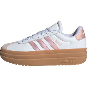 VL Court Bold Sneakers - Leer met Logoprint - Platte Hak