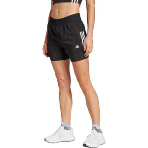 adidas Performance Own the Run Climacool 2-in-1 Short - Dames - Zwart- M