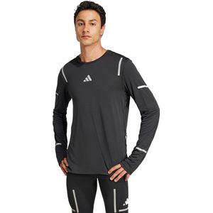 adidas Performance Ultimate Running Reflective Longsleeve - Heren - Zwart
