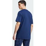 adidas - TREFOIL ESS TEE - T-shirt - Night Indigo - Drie-strepen met trefoil-logo