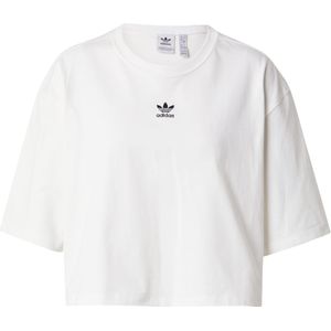 adidas - Cropped T-shirt - Wit - Katoen