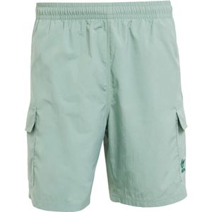 adidas - Trefoil Essentials - Korte Broek - Groen - Woven