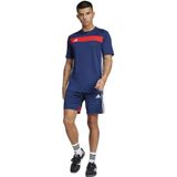 adidas Performance - Tiro 25 Essentials - Sportbroek - Marine - Knalrood - Wit