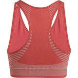 adidas - AEROKNIT - Training Light Support Beha - Rood - Dames