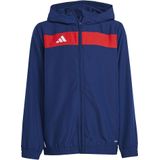 ADIDAS PERFORMANCE - Tiro 25 Essentials - Sweatvest - Blauw - Met Capuchon