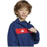 ADIDAS PERFORMANCE - Tiro 25 Essentials - Sweatvest - Blauw - Met Capuchon