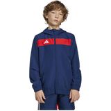 ADIDAS PERFORMANCE - Tiro 25 Essentials - Sweatvest - Blauw - Met Capuchon