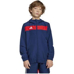 ADIDAS PERFORMANCE - Tiro 25 Essentials - Sweatvest - Blauw - Met Capuchon