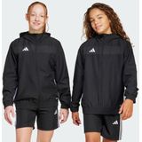 adidas - Tiro 25 Essentials - Hoodie - Blauw - 100% Gerecycled Polyester