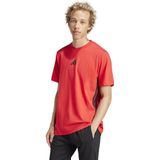 Adidas - M 3S SJ T-Shirt - Rood - Katoen