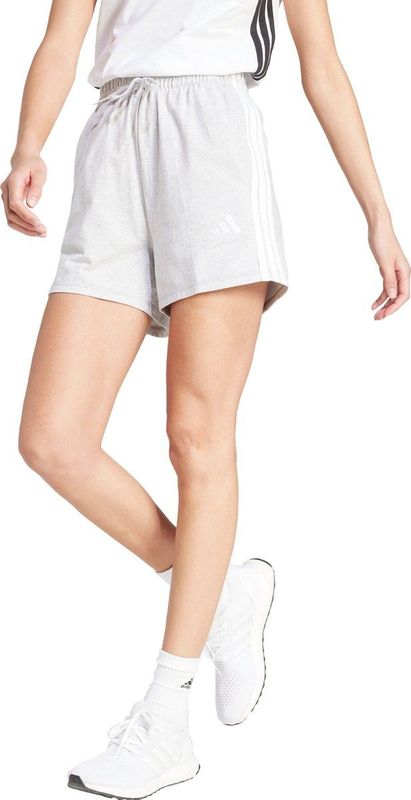 adidas Sportswear Essentials 3-Stripes Cotton Short - Dames - Grijs