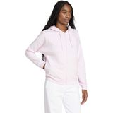 adidas - Essentials Linear Full Zip - Hoodie - Roze/Wit