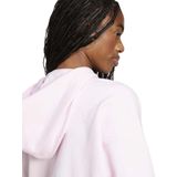 adidas - Essentials Linear Full Zip - Hoodie - Roze/Wit