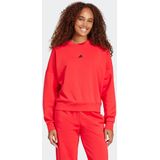 Adidas - Essentials Small Logo - Sweatshirt - Zwart - 70% Katoen, 30% Polyester (Gerecycled)