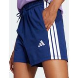 adidas Sportswear Essentials 3-Stripes Cotton Short - Dames - Blauw