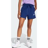 adidas Sportswear Essentials 3-Stripes Cotton Short - Dames - Blauw