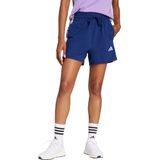 adidas Sportswear Essentials 3-Stripes Cotton Short - Dames - Blauw