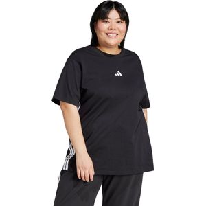 adidas - T-shirt - Zwart - Katoen - Normale Pasvorm