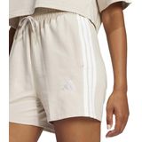 adidas - 3 Stripes - Shorts - Beige/Wit - Katoen