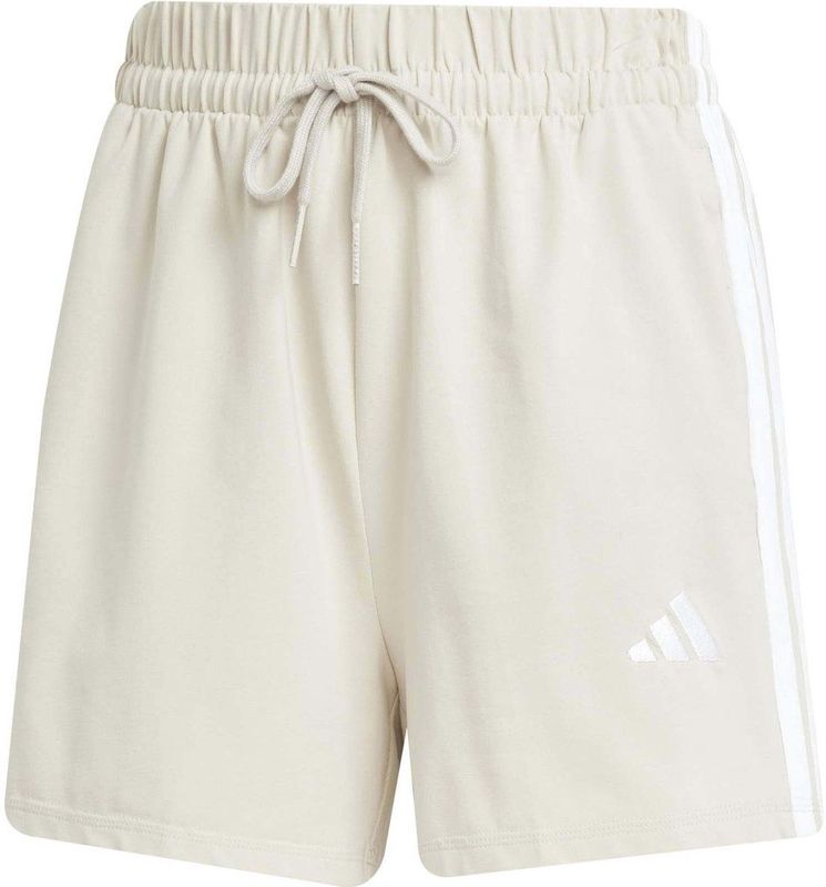 adidas - 3 Stripes - Shorts - Beige/Wit - Katoen