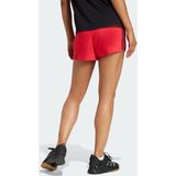 adidas - Pacer Training 3-Stripes - Korte Broek - Rood - Geweven