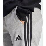 Adidas - Essentials 3 Stripes - Sportbroek - Zwart - 55% Katoen, 36% Polyester (Gerecycled), 9% Viscose