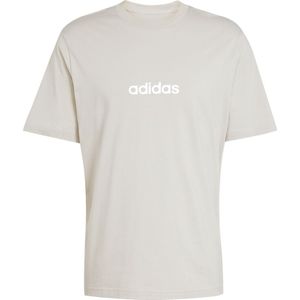 adidas - M Lin SJ T - Sport T-shirt - Grijs - Korte Mouw - Heren