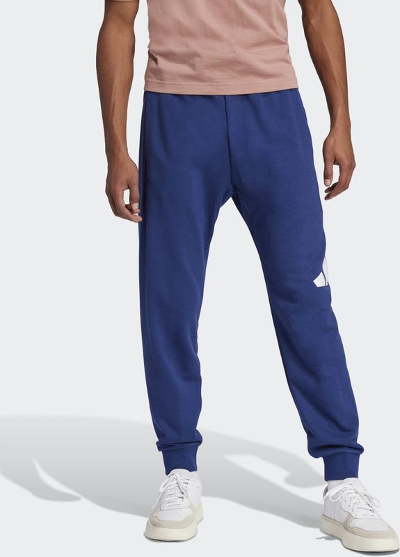 adidas - Essentials Big Logo - Joggingbroek - Blauw - Regular Man