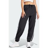 Adidas - Essentials 3-Stripes Joggingbroek - Grijs - Sweaterstof - Dames