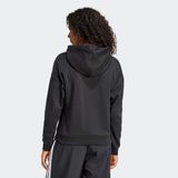 Adidas - Essentials Small Logo Hoodie - Zwart - Fleece - Verstelbare Capuchon