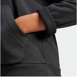 Adidas - Essentials Small Logo Hoodie - Zwart - Fleece - Verstelbare Capuchon