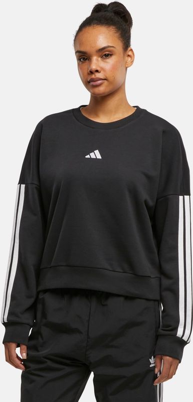 adidas Sweatshirt - Kleur: Zwart/Wit - LOOSE Pasvorm