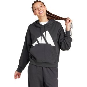 adidas Sportswear Essentials Big Logo French Terry Loose Hoodie - Dames - Zwart