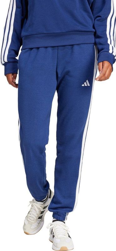 adidas Sportswear Essentials 3-Stripes French Terry Cuffed Broek - Dames - Blauw