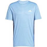 adidas - Train Essentials Seasonal Colorblock - T-shirt - Blauw - Korte Mouwen