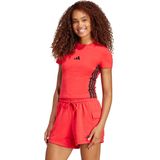 Sportshirt - Ronde Hals - Zwart - 93% Katoen, 7% Elastaan