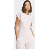 Essentials - Functioneel Shirt - Kwartmouw - Ronde Hals - Logoprint