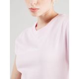adidas - Essentials Linear - T-shirt - Roze - Katoen - Korte Mouwen
