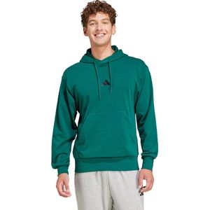 Adidas - Essentials Feelcozy - Hoodie - Grijs - 70% Katoen, 30% Polyester (Gerecycled)