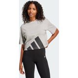 Adidas - Essentials Big Logo - T-shirt - Wit - 100% Katoen