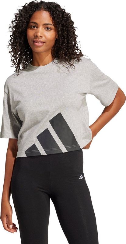 Adidas - Essentials Big Logo - T-shirt - Wit - 100% Katoen