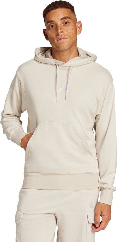 adidas Sportswear Essentials Feelcozy French Terry Hoodie - Heren - Beige