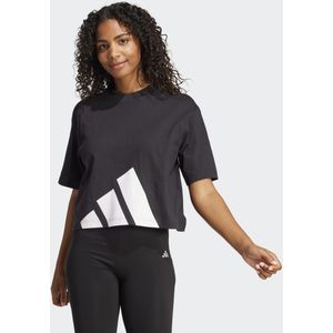 adidas - T-shirt - Zwart - Katoen - Losse Pasvorm