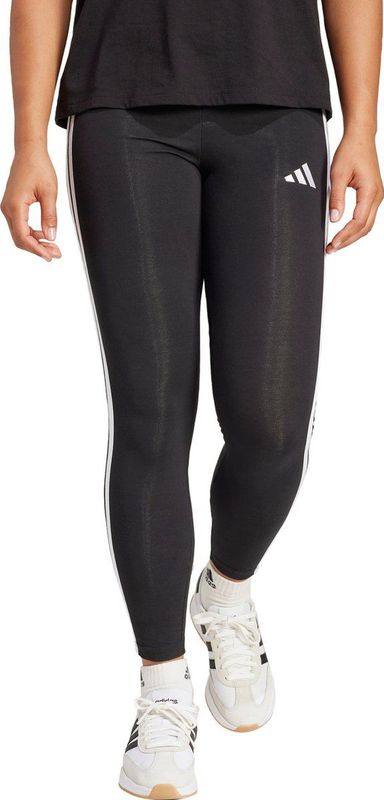adidas Sportswear Essentials 3-Stripes Katoenen Legging - Dames - Zwart