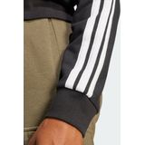 Adidas - Essentials 3-Stripes French Terry Hoodie - Grijs - Katoen