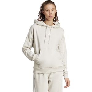 Adidas - Essentials Small Logo Hoodie - Grijs - 70% Katoen 30% Polyester