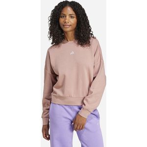 Adidas - Essentials Small Logo Sweatshirt - Dames - Zwart - Fleece