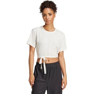 adidas - Performance Yoga T-shirt - Wit - Gerecycled Materiaal
